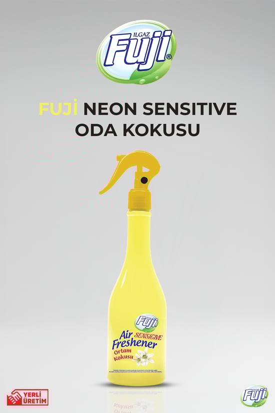 Fuji Sensitive Oda Spreyi 400 Ml - Air Fresher Neon Beyaz Zambak Ortam Kokusu