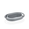 Qlux L-00959-2 ( No-2 ) ( 18lt ) ( Gri ) Katlanabilir Sepet
