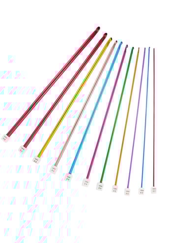 Örgü Tığ Metalize 35 Cm 4 Numara