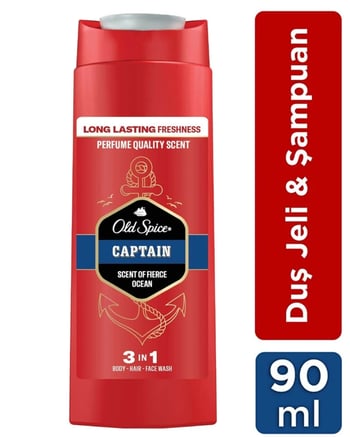 Old Spice Captain 3'ü 1 Arada Duş Jeli 90 Ml