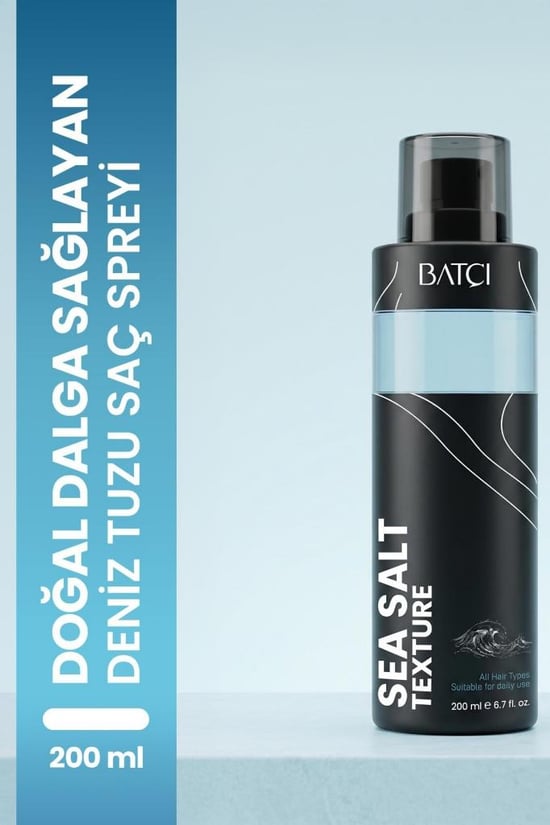 Batçı Hacim ve Dolgunluk Veren Deniz Tuzu Saç Spreyi 200 Ml