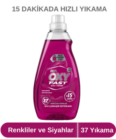 Mr.oxy Fast Renkli Siyah Fusya 1480 Ml