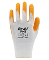 Beybi İşçi Eldiveni PN5 Polyester Örme Nitril 10 Beden Sarı