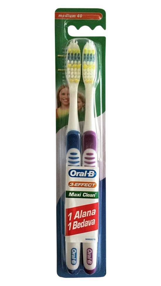 Oral-B Diş Fırçası Maxi Clean Medium 1+1