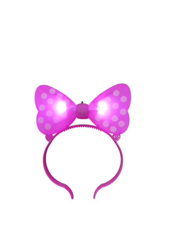 Işıklı Taç Pembe Puantiyeli