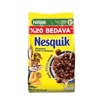 Nesquik 450gr Mısır Gevreği %20 Bedava