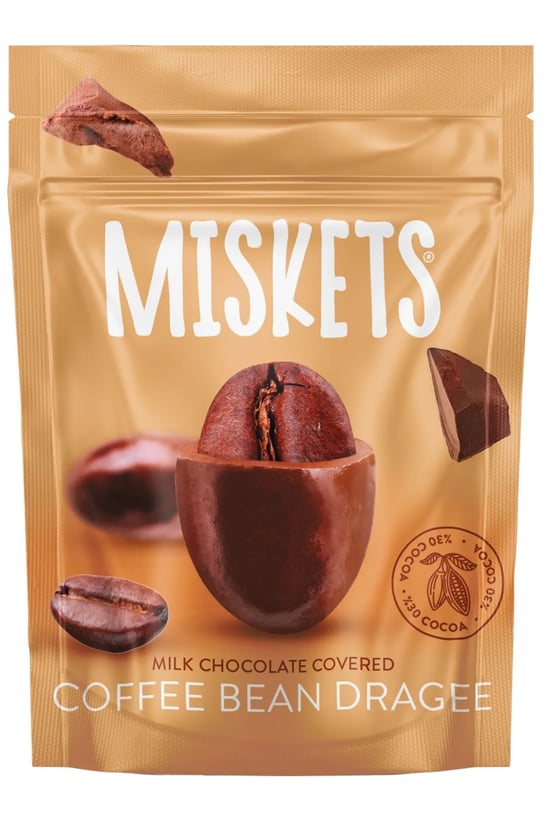 Miskets Sütlü Çikolata Kaplı Kahve Çekirdeği Draje 70g (12’li Kutu)