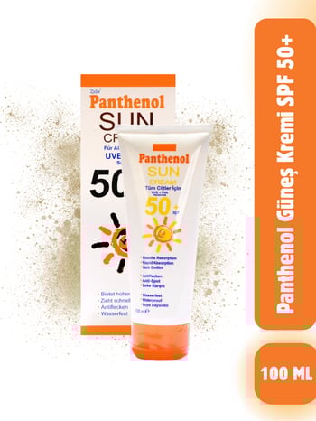 Panthenol güneş krem