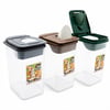 Qlux L-00993 ( No 3 ) ( Renkli ) Freshmax Erzak Kabı ( Şeffaf Pls.kap ) ( 2800ml )