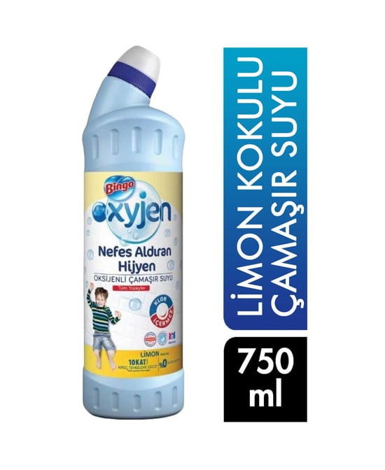 Bingo Çamaşır Suyu 750 Ml Limon Kokulu [outlet]