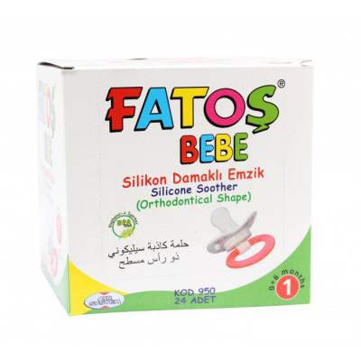Fatoş Bebe-950 No-1 Silikon Damaklı Emzik