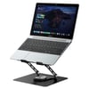 Ad-rc36 Steely 360 Derece Dönebilen Fanlı Rgb Işıklı Ayarlanabilir Siyah Metal Laptop Stand