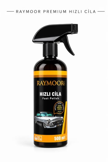 Raymoor Premium Hızlı Cila | Yüksek Parlaklık ve Boya Koruma Spreyi