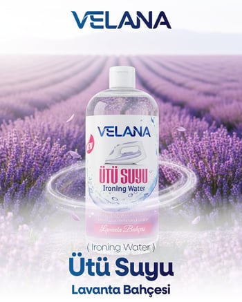 VELANA Ütü Suyu 1000 ml Yumuşatıcılı, Lavanta Kokulu