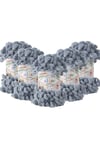 Alize Puffy 428 El Örgü Ipliği - 428 Orta Gri - 100 Gr. 9 Mt. Parmak Örgü Ipi