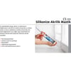 Ceresit Cs 111 Silikonize Akrilik Mastik 240ml Antrasit Gri