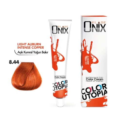 Morfose Onix Saç Boyası 8.44 Açık Kumral Yoğun Bakır 60 Ml