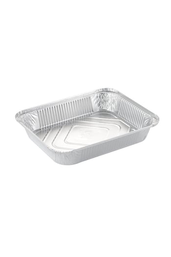 Alüminyum Kap 2500 gr Dikdörtgen Tepsi 50 Adet