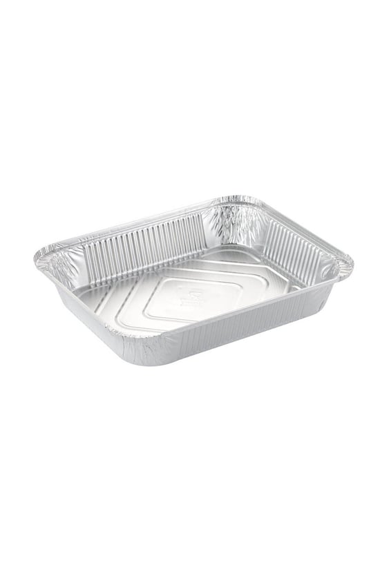 Alüminyum Kap 2500 gr Dikdörtgen Tepsi 50 Adet