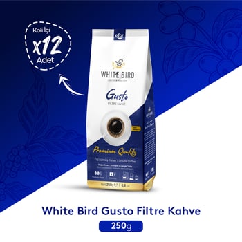 White Bird Gusto Filtre Kahve 250 gr – 12'li Koli