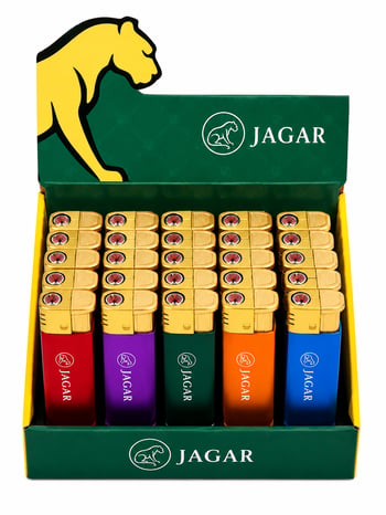 Jagar Jcm 031 Gold Detaylı Renkli Çakmak – Standlı Premium Seri