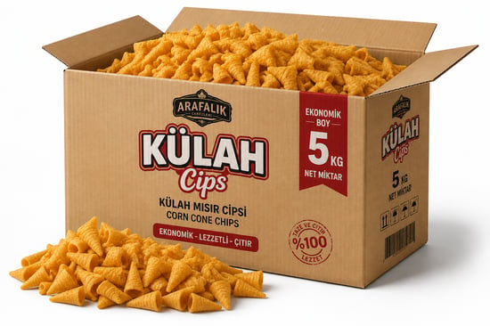 Arafalık Çerezleri Külah Cips 5 Kg (dökme)