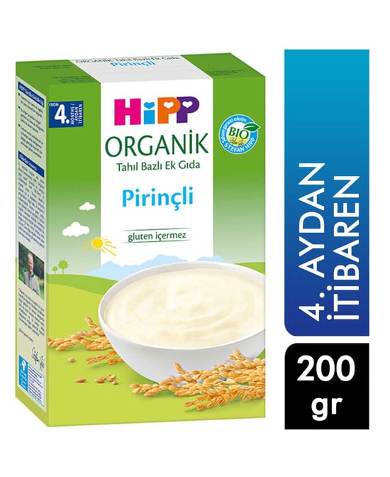 Hipp Organik Pirinçli Tahıl Bazlı Ek Gıda 200 G 4. Aydan İtibaren