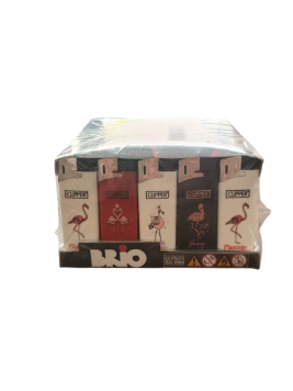 Clipper Brio Flamingo Manyetolu Çakmak 50'li