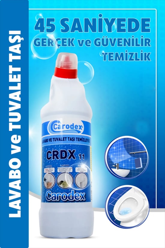 Carodex Lavabo ve Tuvalet Taşı Temizleyicisi 950 Gr