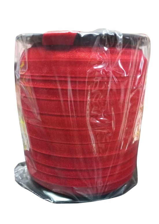 Çamaşır Lastiği Düz 1 Cm 1 Metre Kırmızı