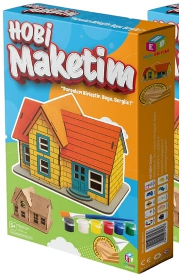 Hobi Eğitim Dünyası Hobi Maketim Katlı Evı Kutu Oyunu
