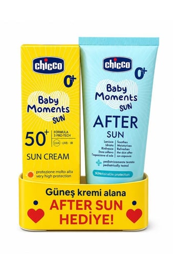 Chicco Baby Moments Sun Güneş Kremi Spf 50+ 75 Ml + After Sun Hediye