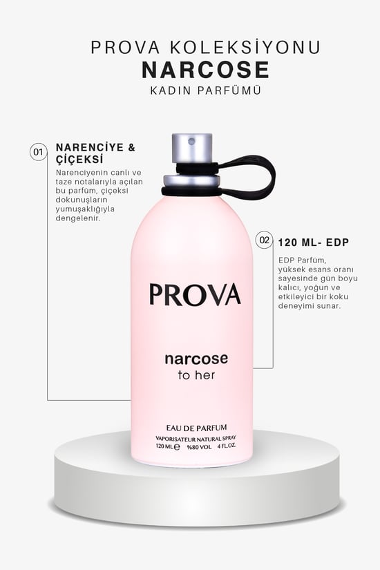 Prova Narcose Edp Çiçeksi Narenciye Kadın Parfüm 120 Ml