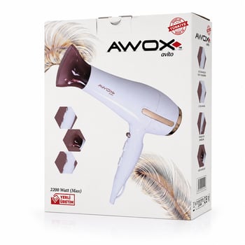 Awox 1407 ( Beyaz ) Avito Saç Kurutma Makinesi 2200w