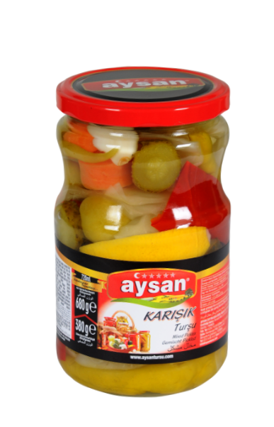 Aysan 680gr Karışık Turşu Cam Kvnz