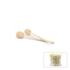 İ22-341 ( 6pcs ) Bal Kaşık Ahşap & Bambu ( 16cm )