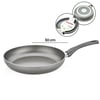 Papilla Fred ( Frying Pan ) ( 30 Cm ) ( Maxi ) ( Granit Tava ) ( Gri Kırçıllı ) ( Tek Saplı ) ( Brkt-706141 )