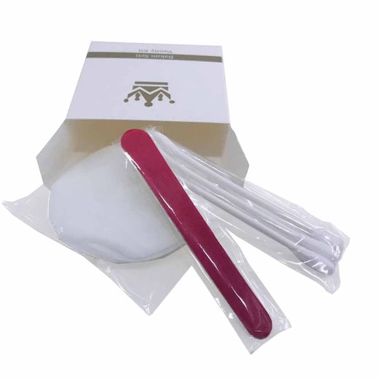 Private 300 Adet Makyaj Pamuğu 2 Li + Kulak Çöpü 3 Lü + Tırnak Törpüsü Otel Bakım Seti