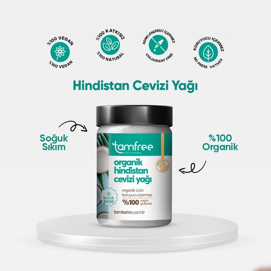 Tam Tarım Tam Free Organik Hindistan Cevizi Yağı	300 ML	510