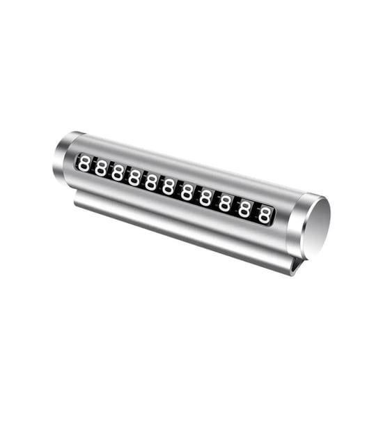 OTO TELEFON YAZMA NUMARATÖR  METAL GÜMÜŞ