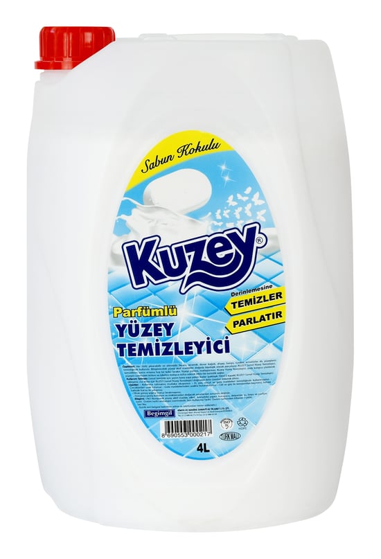 Kuzey Yüzey Temizleyici Beyaz Sabun Kokulu 4 Lt