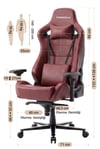 Fashcolle Grand Pro Maroon Oyuncu Koltuğu