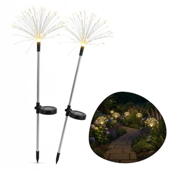 BUFFER® Saçak Model Solar Bahçe Lambası – Güneş Enerjili LED Dış Mekan Aydınlatma, Otomatik Sensörlü