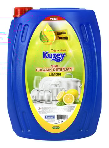 Kuzey Sıvı Bulaşık Deterjanı Extra Limon 4 lt
