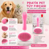 İnura Global Mujgan Mjgn-192 ( Pratik Pet Tüy Fırçası ) ( Kedi - Köpek Tarak & Temizlik Fırçası ) (bas Tuşa=tarak Temizle) (pet Shop)
