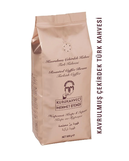 Kurukahveci Mehmet Efendi 500 Gr Çekirdek Türk Kahvesi