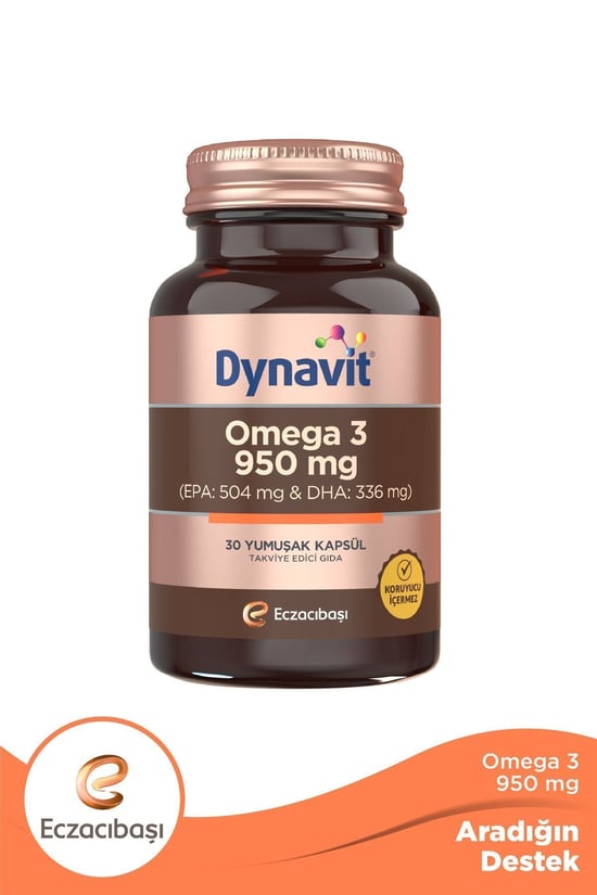 Dynavit Omega3 950 Mg 30 Yumuşak Kapsül