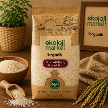 Organik Basmati Pirinç 750 Gr.