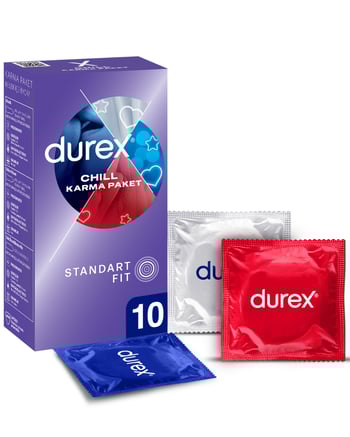 Durex Prezervatif 10'lu Chill Karma Paket