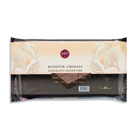 Elit Sütlü Kuvertür Çikolata 2.5 Kg